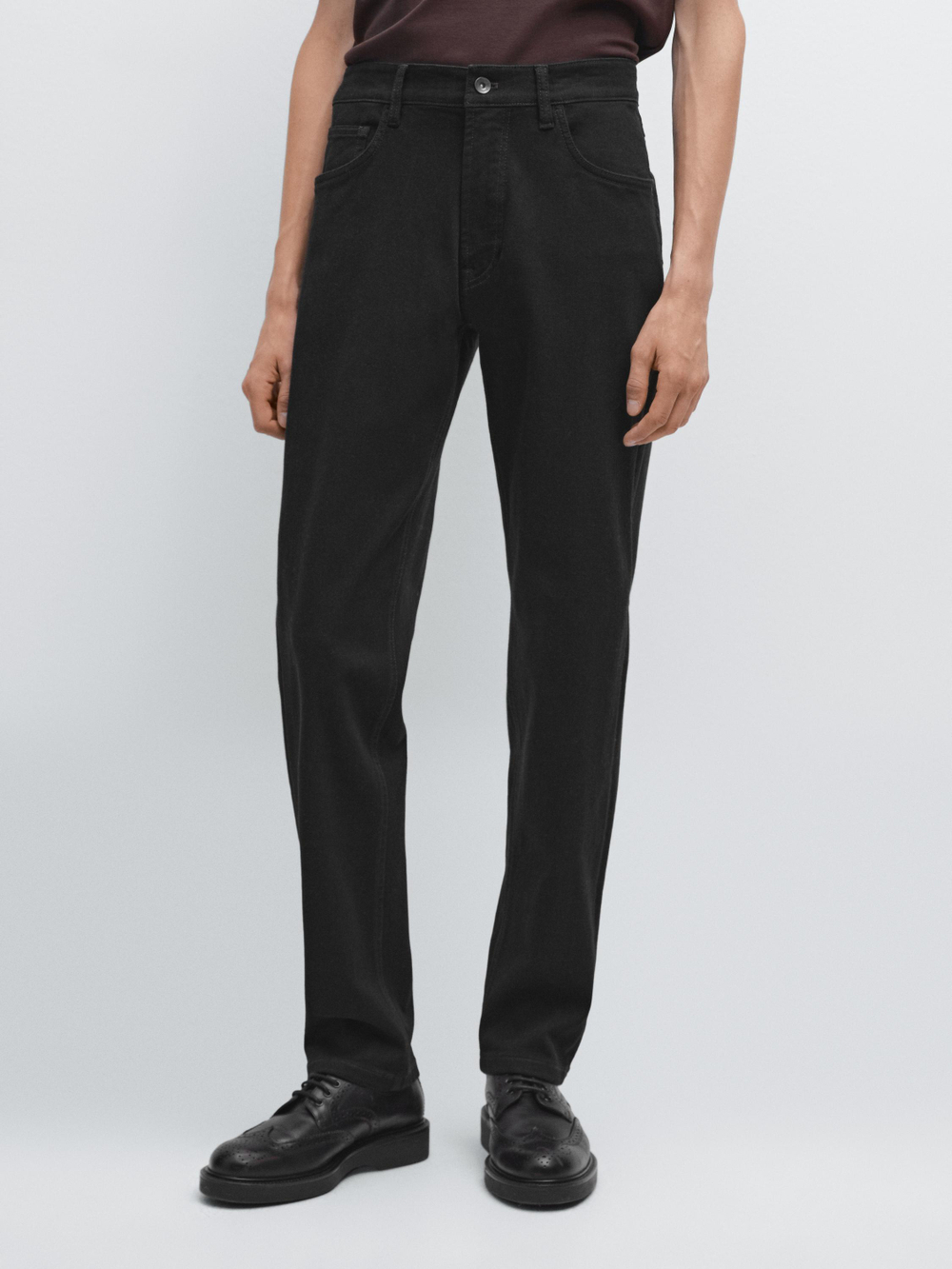 Massimo Dutti Зауженные джинсы, черный