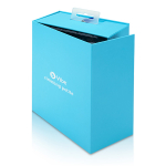 Голубая анальная премиум-пробка с римминг эффектом b-Vibe Rimming Petite BV-006-TL