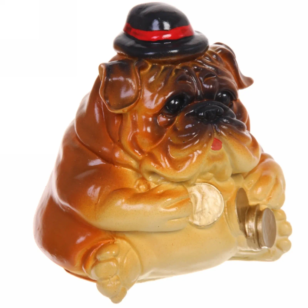 Копилка из гипса «Банкир» 14см