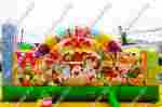 Коммерческий надувной батут "Конфетная страна" 6*5*2,8 м