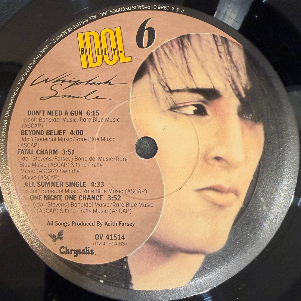 Billy Idol - Whiplash Smile (USA 1986г.)