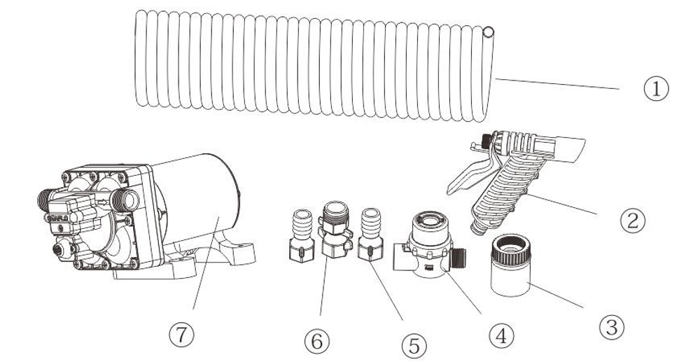 Комплект мойки SFWP1-040-055-42A