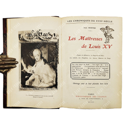 Jean Hervez. Les Maîtresses deLouis XV / Жан Эрвез. Фаворитки Людовика XV, — Paris, 1910