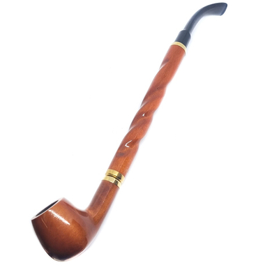 Трубка "Mr. Brog" №15 Bent Albert светло-коричневый (Охладитель, Груша)