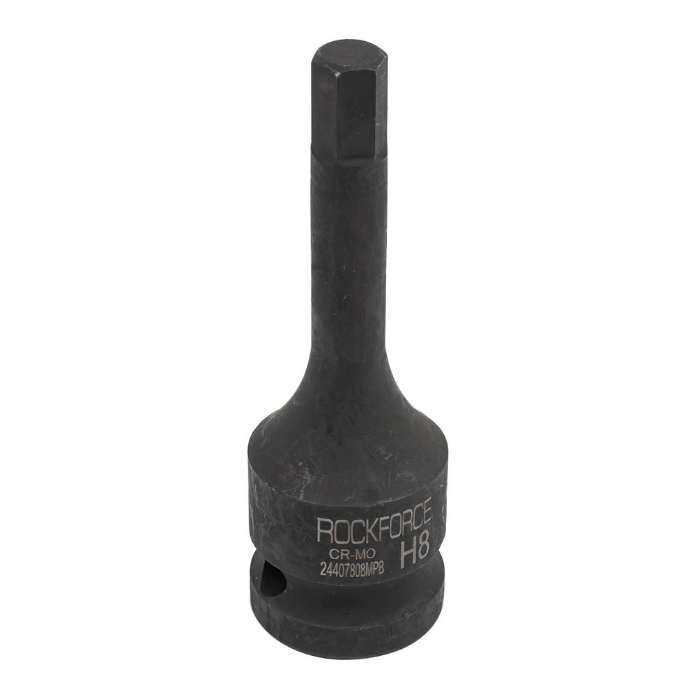 Головка-бита 6-гранная ударная 8мм,1/2'' RockForce RF-24407808MPB