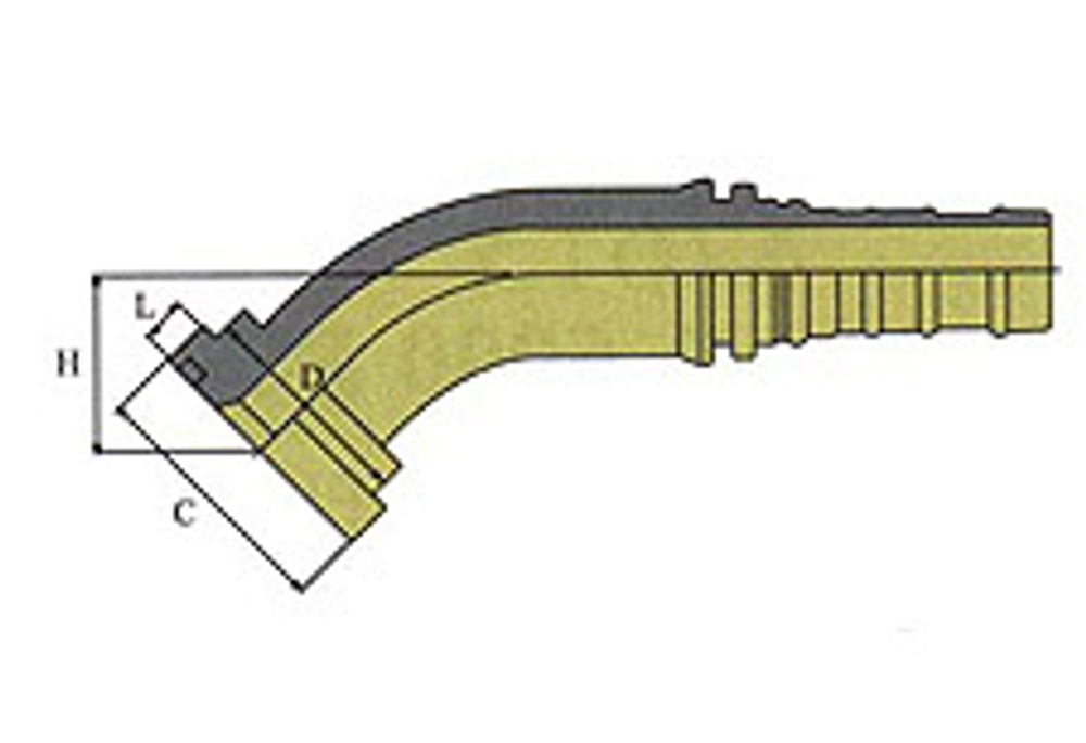 Фитинг DN 25 SFL 1.1/4 50.8 (45) Interlock