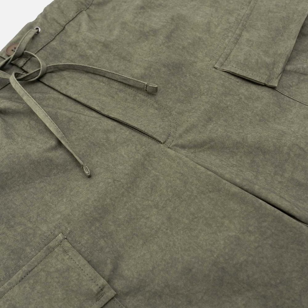 Купить Шорты Меч SS24 Cargo Dyed Crocodile Green темно-зеленые Шорты Меч SS24 Cargo Dyed Crocodile Green темно-зеленые