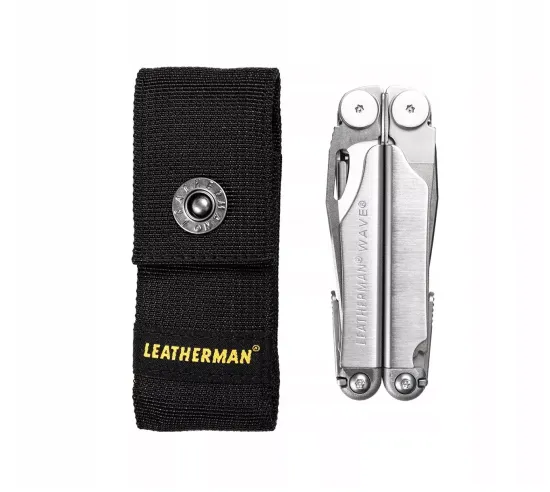 Мультитул пассатижи LEATHERMAN Wave plus (832524/832526) серебристый