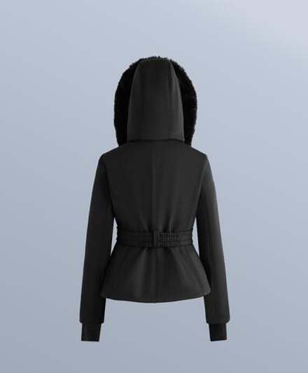 Oysho Супертонкая водонепроницаемая куртка Primaloft® SKI, черный