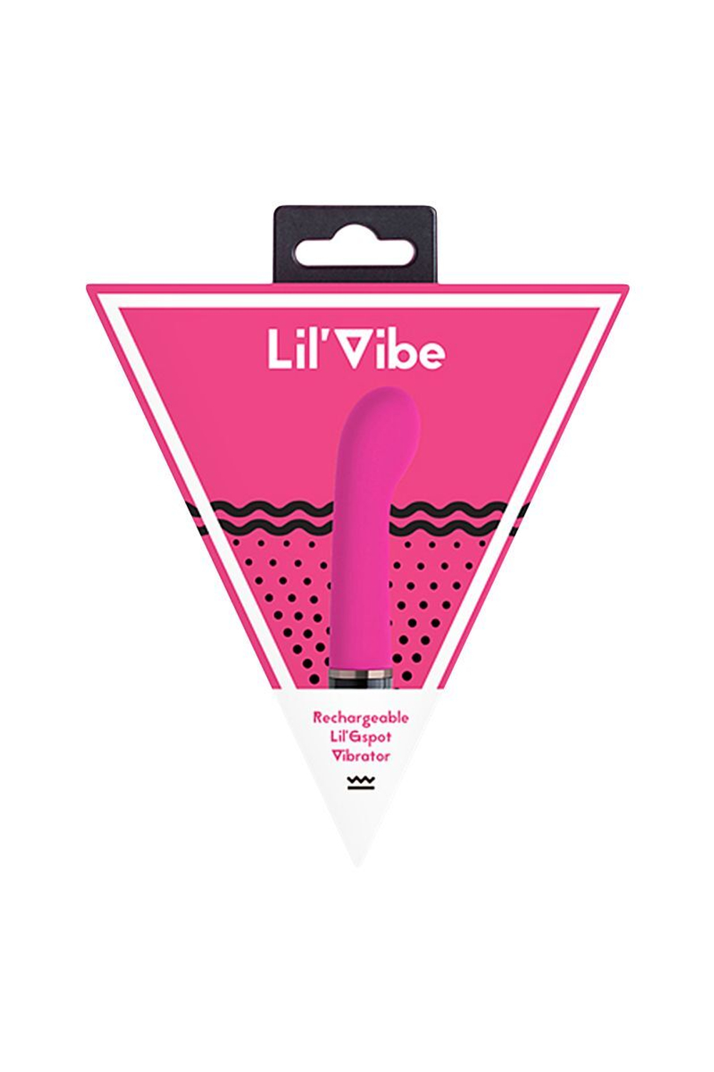 Розовый силиконовый мини-вибратор Lil Gspot - 13 см. (Цвет: розовый)