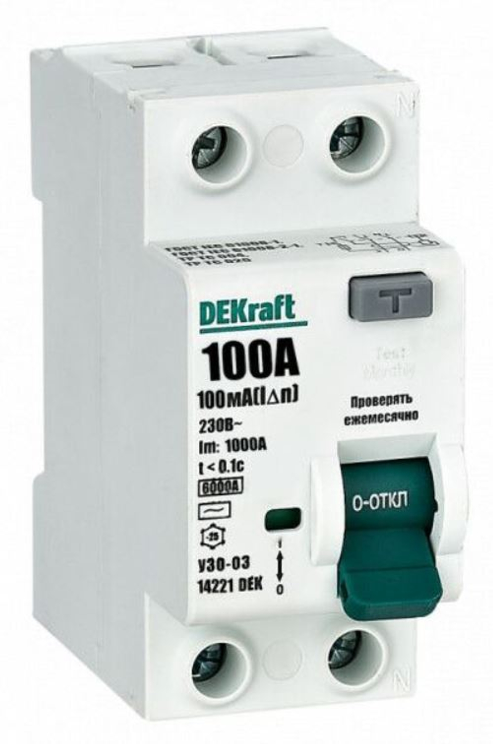 УЗО  DEKraft 14221DEK