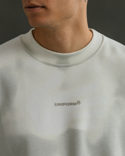 Свитшот UNIFORM Thermo minilogo розово-серый/белый