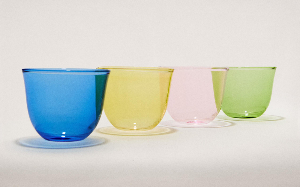 Zara Home бокал из боросиликатного стекла, цвет разноцветный, 6 см
