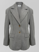 Жакет Askins приталенный на двух пуговицах и выточками на рукавах