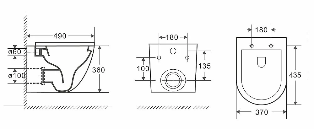 Унитаз с инсталляцией WeltWasser MARBERG 507 + MERZBACH 043 MT-WT + MAR 507 SE GL-WT
