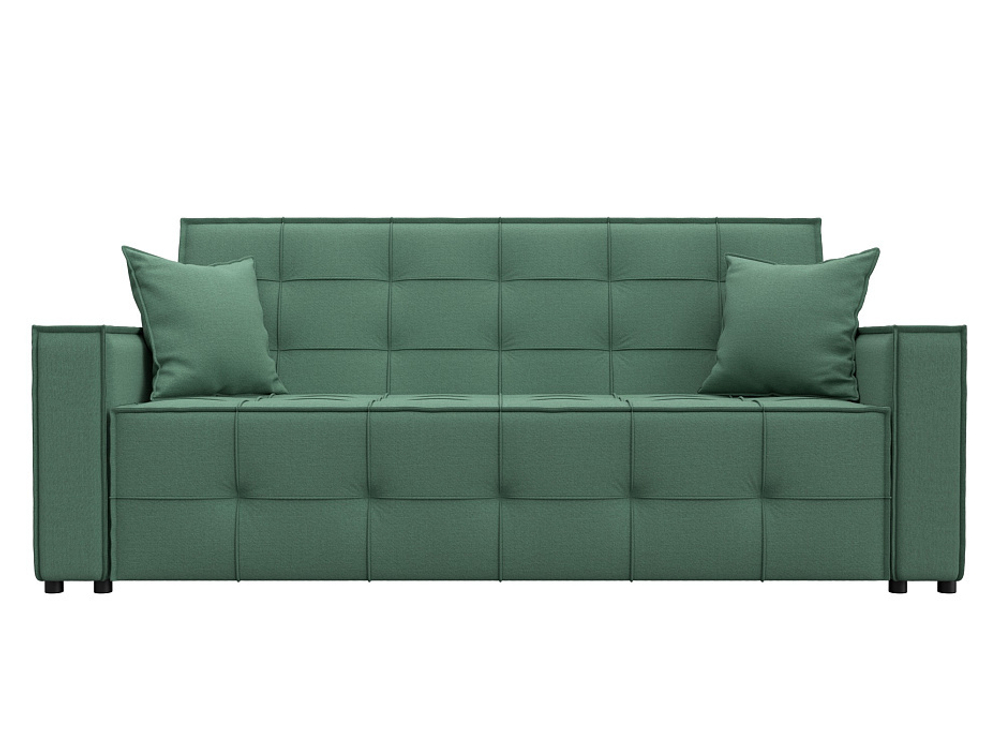 Диван-книжка Лига-067, Амур 11 зеленый, Рогожка, 129829