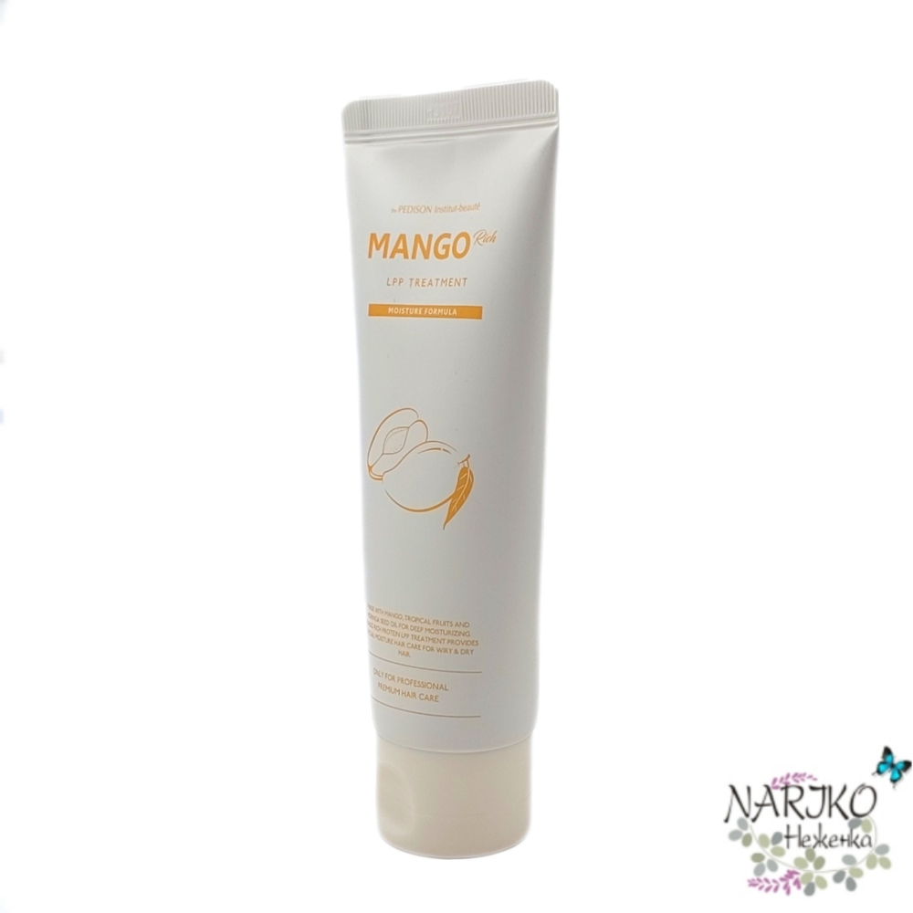 Маска для волос восстанавливающая с Манго PEDISON Institute-Beaute Mango Rich LPP Treatment, 100 мл.