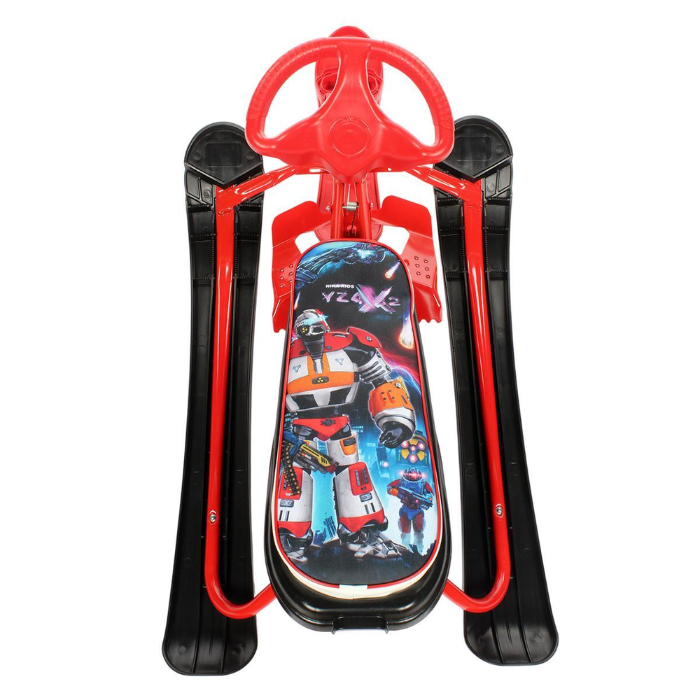 Снегокат "Ника-кросс" с галактическим роботом