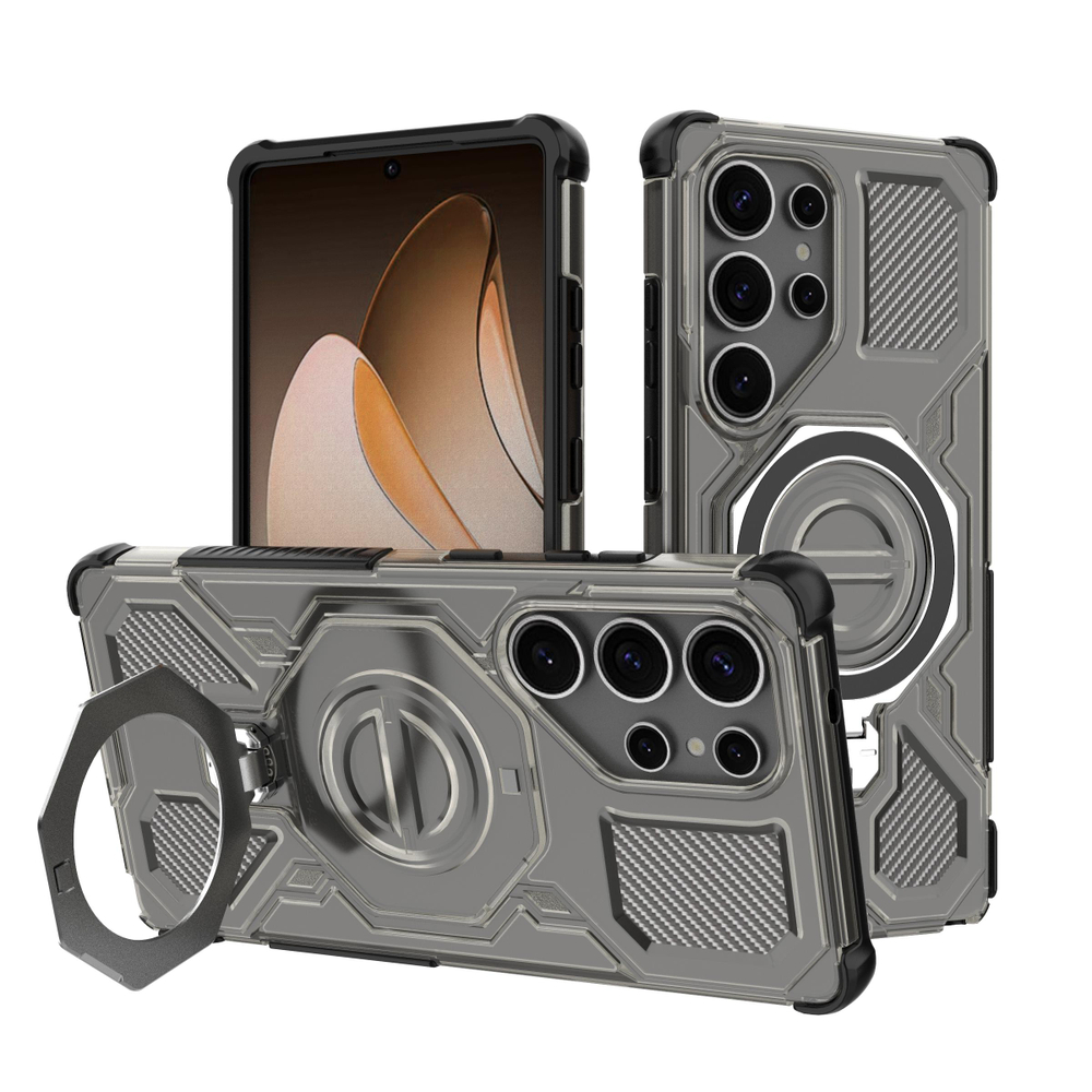 Прозрачный силиконовый чехол Expressive Clear Case для Samsung Galaxy S25 Ultra