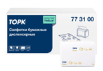 Салфетки диспенсерные Торк Экспресснап 2-слойные, сложение 1/2, 16х23 см, 200 листов в пачке, 20 пачек в коробке