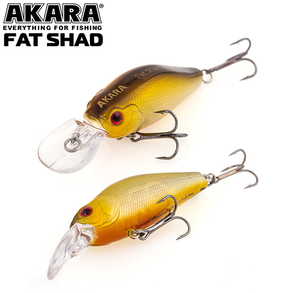 Воблер Akara Fat Shad 55F 8 гр. (2/7 oz 2,2 in) A76