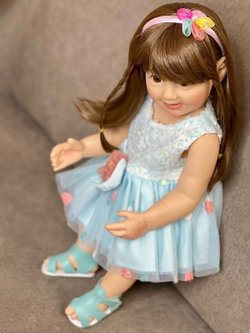 Кукла Реборн виниловая 55см в пакете (FA-041)