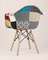 Кресло Eames DSW пэчворк