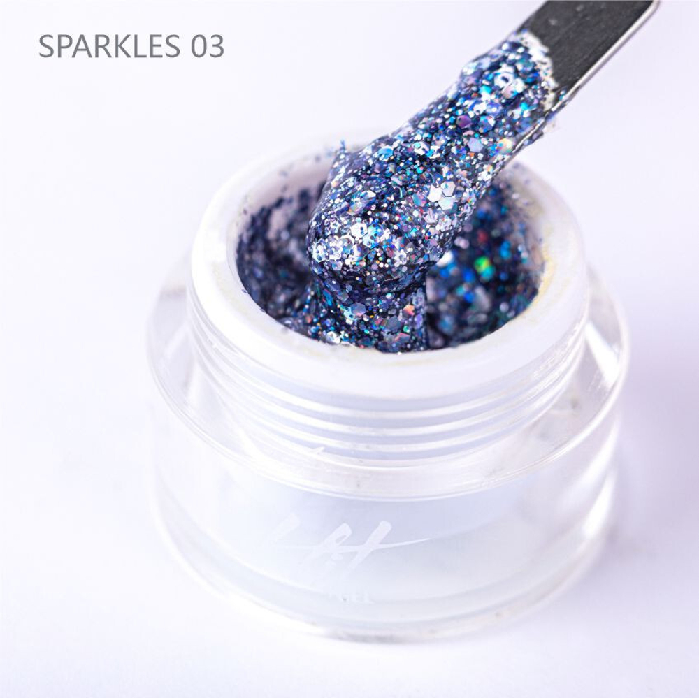Гель-лак ТМ "HIT gel" №03 Sparkles, 5 мл