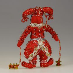 Ёлочная игрушка Бисерный Клоун