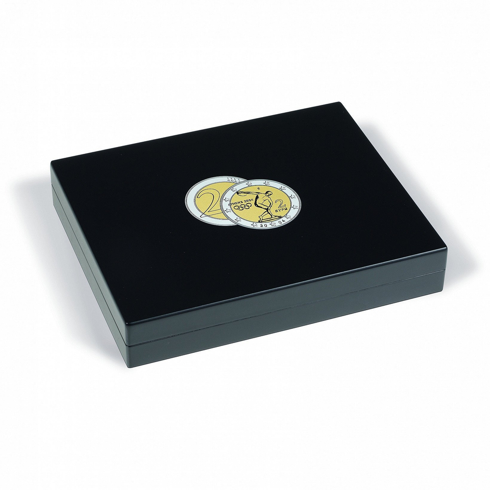 Leuchtturm Volterra Trio Luxury Coin Case — Elegant Storage for 2 Euro Coins