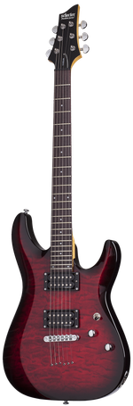 Schecter C-6 PLUS SEE THRU CHERRY BURST
