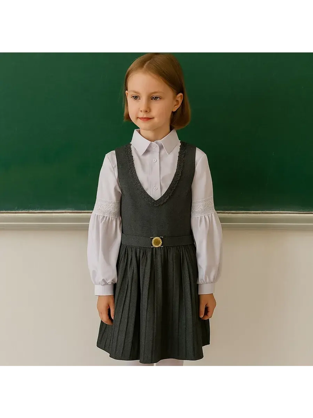 Сарафан- платье школьный для девочки