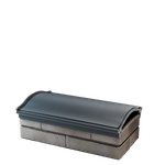 Парапет полимеркомпозитный Monblan 200/225/225 (1 кирпич) серый