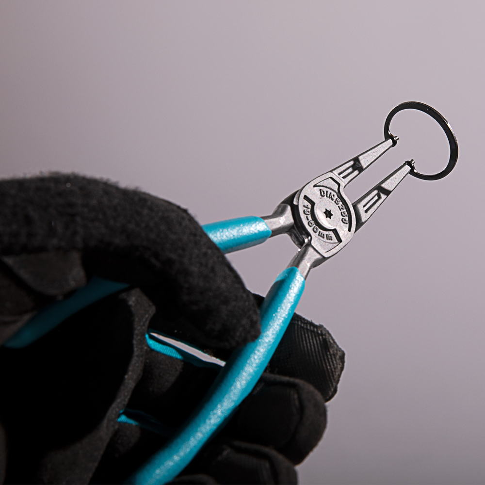 Съемник, 175 мм, для внутренних стопорных колец (19-60 мм) прямые губки (сжим) Gross