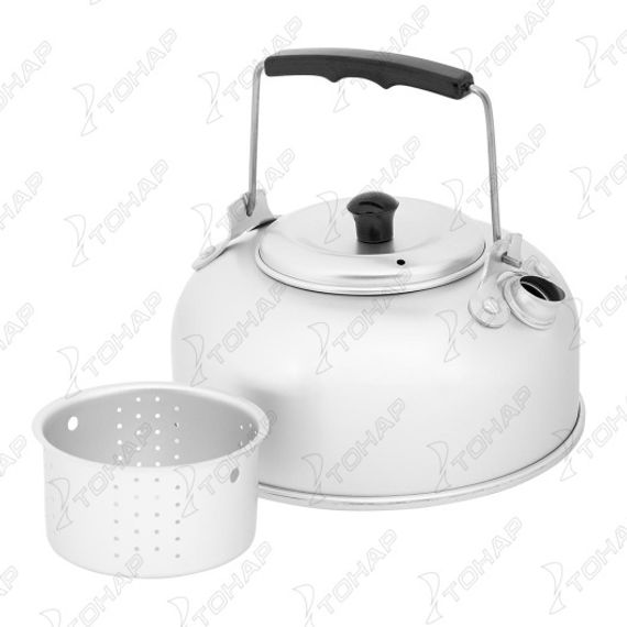 Чайник Helios алюминий 1000мл с ситечком для заваривания HS-NP 010071-00