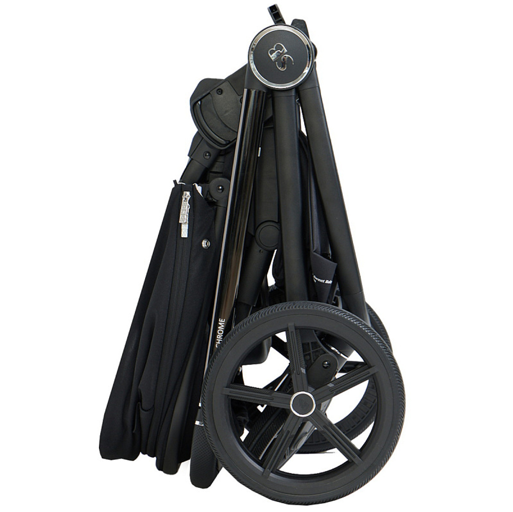 Детская прогулочная коляска Sweet Baby Elegante Chrome/Black