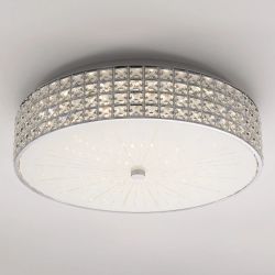 Citilux Портал CL32418G1 LED RGB Люстра хрустальная с пультом Хром