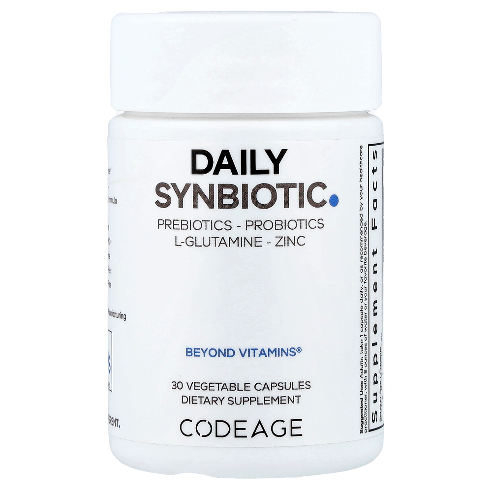 Codeage, Daily Synbiotic, 30 растительных капсул