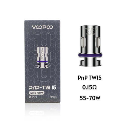 Испарители Voopoo PnP-TW15 0.15 Ohm (в уп. 5 шт)