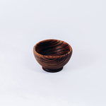 Деревянная текстурированная чаша-тарелка Art of Siberia из дерева вяз. T50