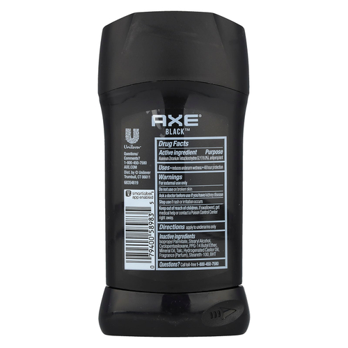 AXE, 48H Fresh & Dry, антиперспирант, черная, замороженная груша и кедр, 76 г (2,7 унции)