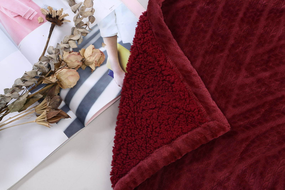 Плед 160х220 Sofi De MarkO Флориан марсала