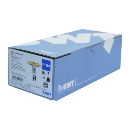 Магистральный фильтр BWT Protector Mini для холодной воды с редуктором 1/2"