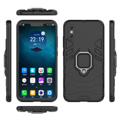 Противоударный чехол с кольцом Panther Case для Mi 8 БЕЗ ОТПЕЧАТКА ПАЛЬЦА