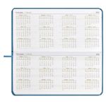 Планинг 2025г., Феникс+ Джут морская волна, 170*88мм, кож.зам, карманный, ляссе, 64л