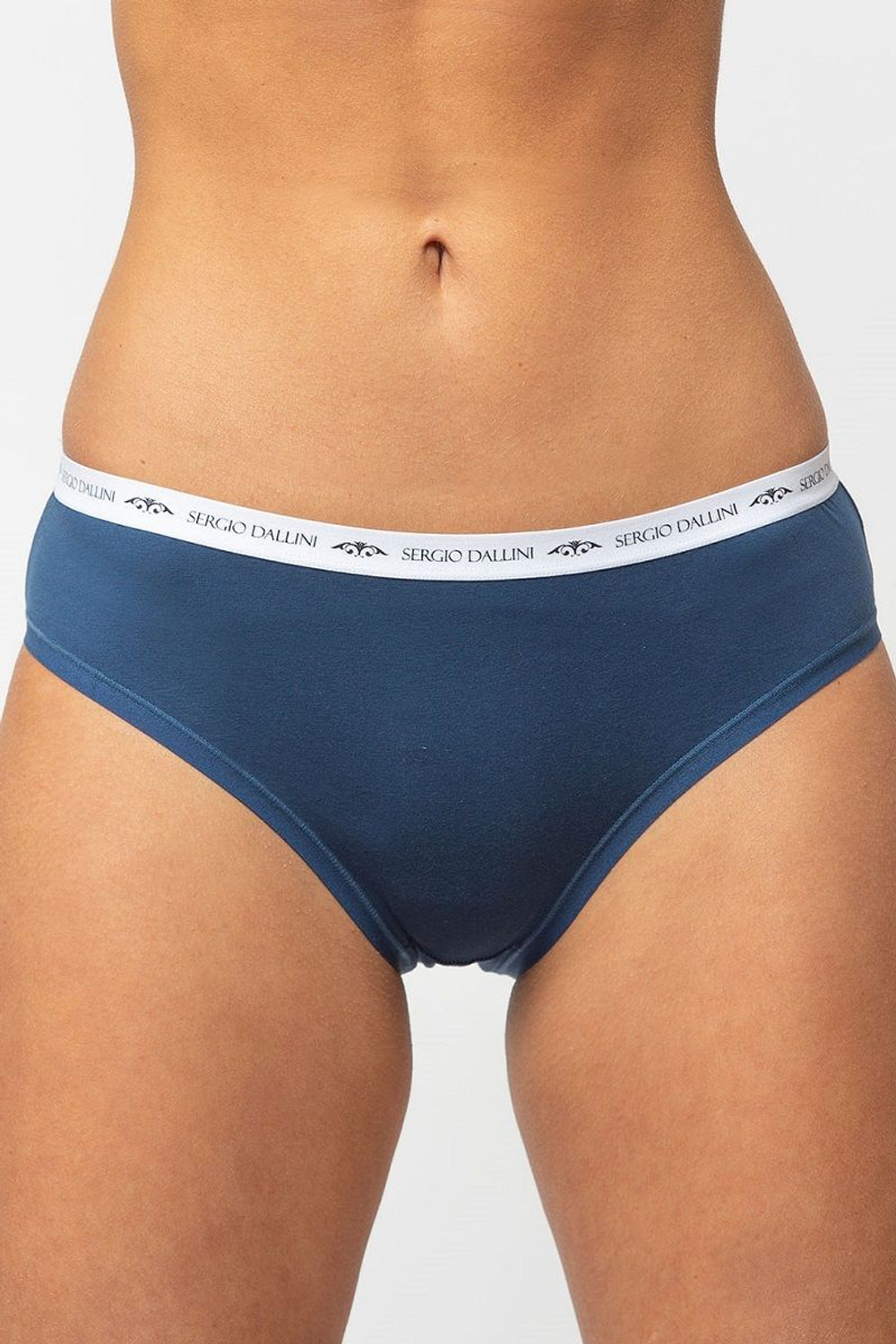 Женские трусы-слипы из хлопка (Размер: XL) (Цвет: черный)