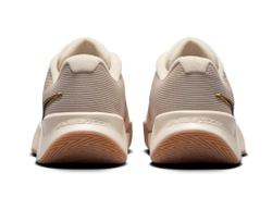 Мужские кроссовки теннисные Nike Zoom GP Challenge Pro Premium - Бежевый, небесный, Золотой