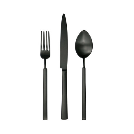 Набор столовых приборов 24шт Herdmar Vintage матовый черный