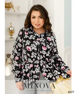 Блуза 2229-черный Minova