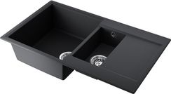 Мойка Omoikiri Daisen 86-2-BL Artgranit/черный(арт.4993477)